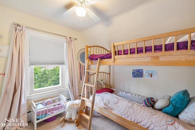 1117 Lakepointe St, Grosse Pointe Park, MI 48230 - bedroom featuring carpet flooring and vaulted ceiling
