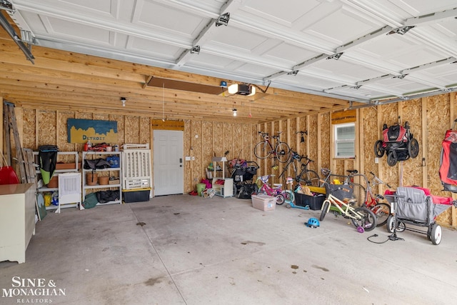 1117 Lakepointe St, Grosse Pointe Park, MI 48230 - garage with a garage door opener