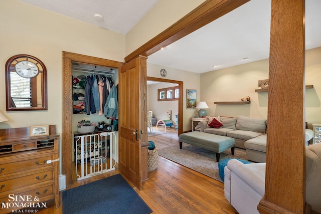 1117 Lakepointe St, Grosse Pointe Park, MI 48230 - living area featuring wood finished floors