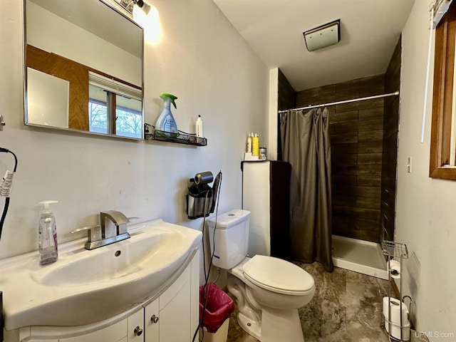 39 Stonegate Hts, Marquette, MI 49855 - full bath featuring vanity, toilet, and a shower stall