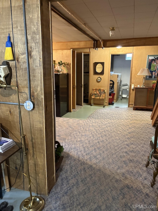 303 Jonathon Carver Rd, Marquette, MI 49855 - basement featuring carpet