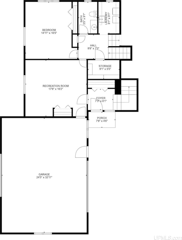 1604 Mildred Ave, Marquette, MI 49855 - floor plan / room layout