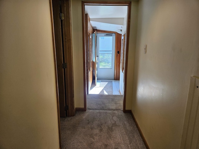 5440 Custer Dr, Harrison, MI 48625 - corridor featuring carpet and baseboards