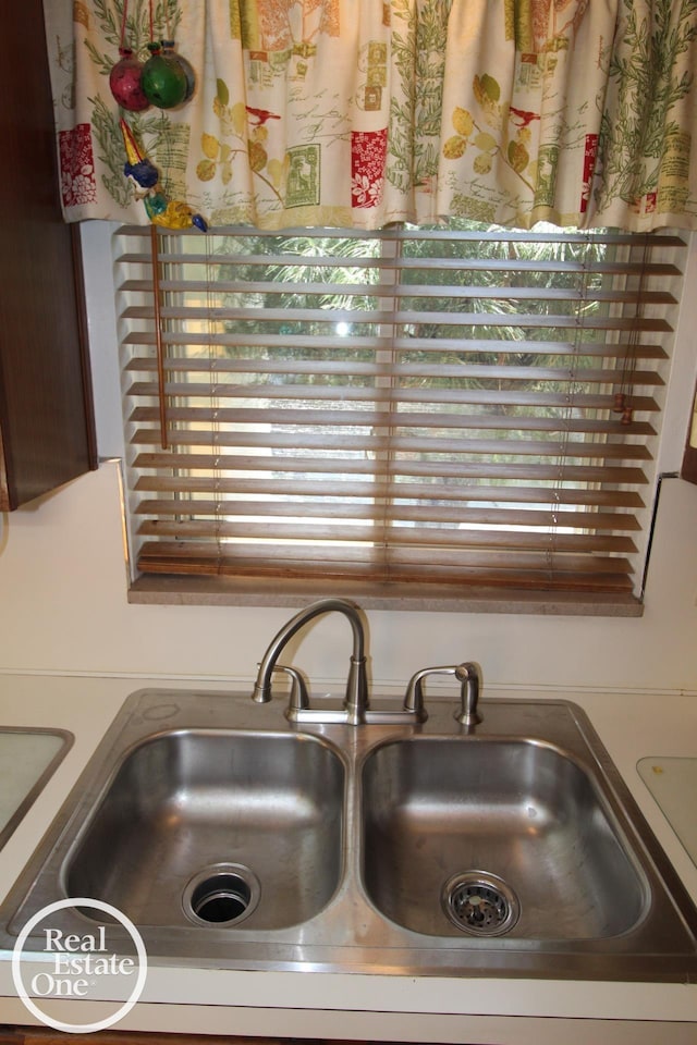 kitchen view of a sink