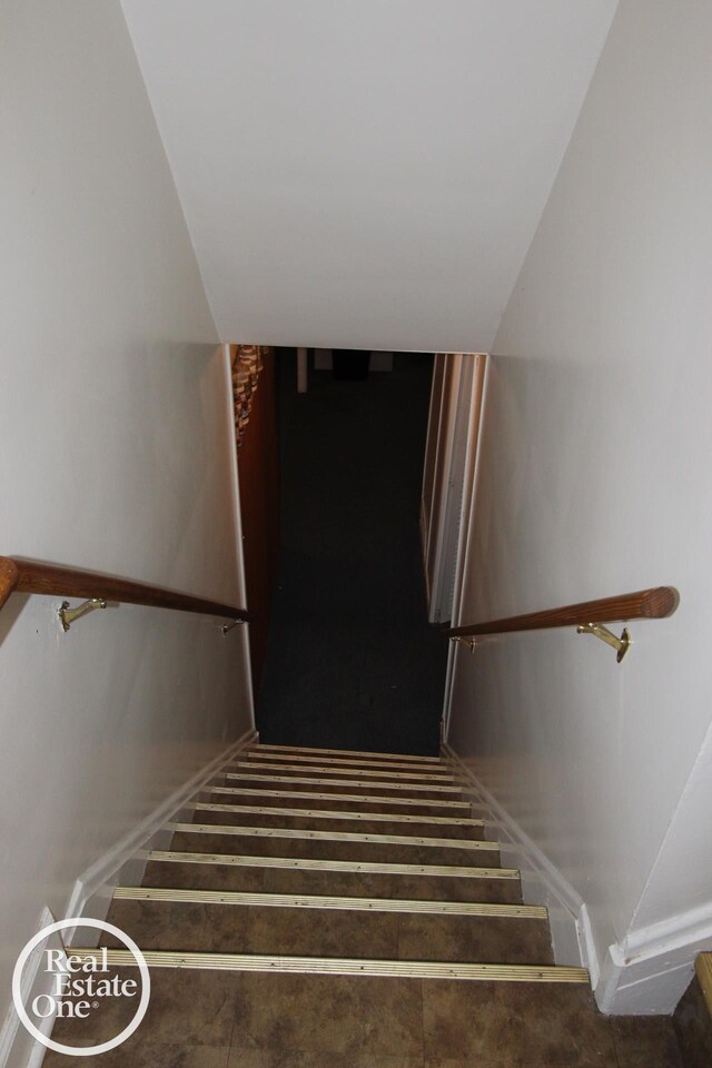 view of staircase