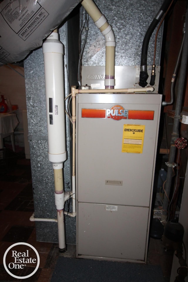 view of utility room