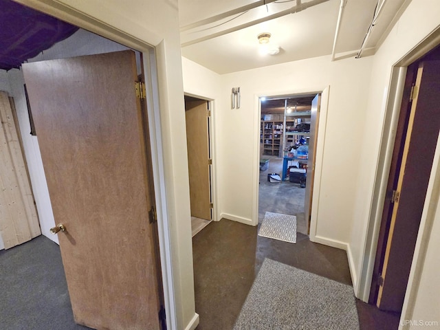 1400 W B St, Iron Mountain, MI 49801 - corridor with concrete flooring