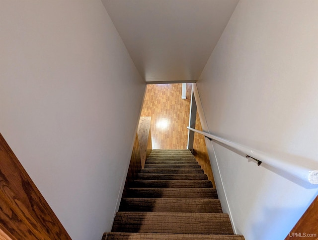 1002 Allouez Rd, Marquette, MI 49855 - stairs featuring wood finished floors