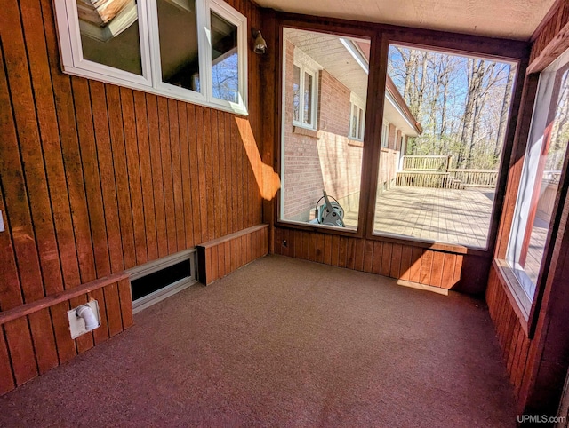 1002 Allouez Rd, Marquette, MI 49855 - view of unfurnished sunroom