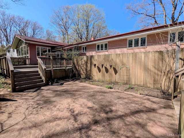 1002 Allouez Rd, Marquette, MI 49855 - back of house with a deck