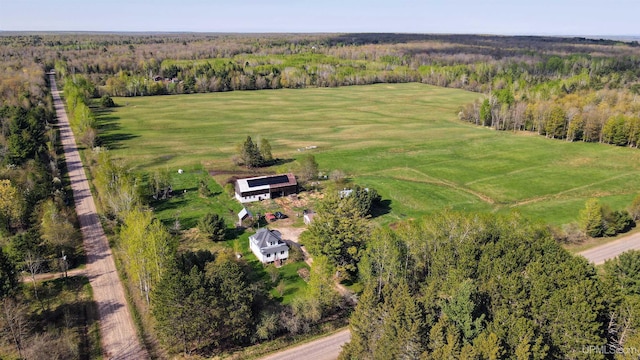 18020 Lake Rd, Pelkie, MI 49958 - view of rural area featuring a heavily wooded area