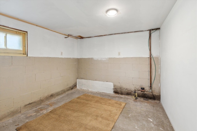 402 E Fisher St, Bay City, MI 48706 - basement featuring concrete block wall