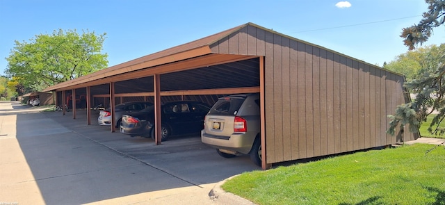 38770 Lanse Creuse St, Harrison Twp, MI 48045 - view of covered parking lot