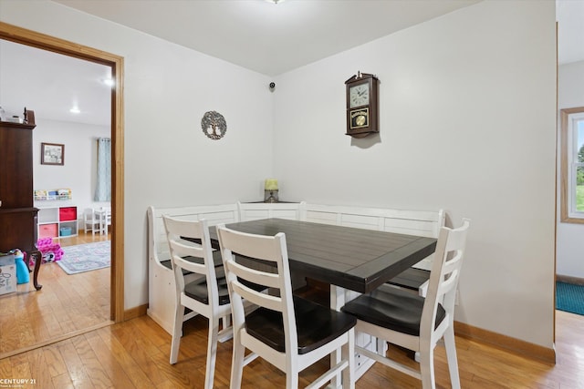 1497 Parke St, Rochester Hills, MI 48307 - dining space featuring light wood-style flooring and baseboards