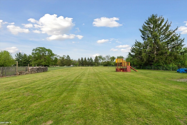 1497 Parke St, Rochester Hills, MI 48307 - view of yard featuring a playground
