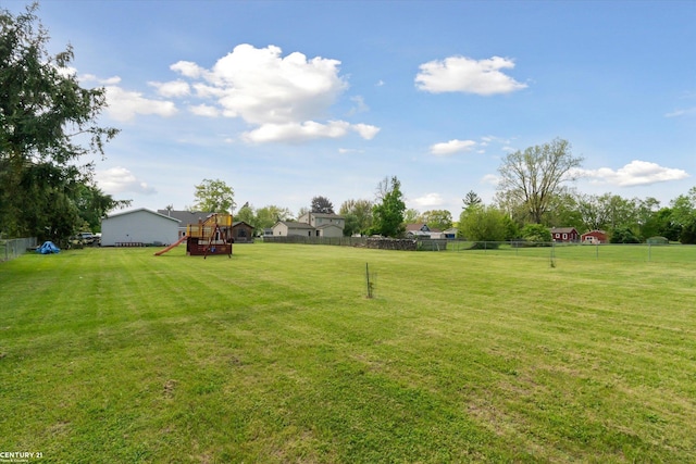 1497 Parke St, Rochester Hills, MI 48307 - view of yard with a playground