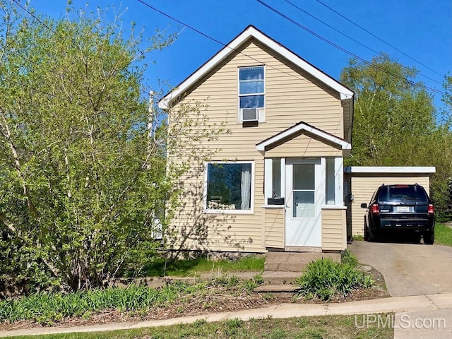 213 N Fifth St, Marquette, MI 49855 - view of front of home with asphalt driveway
