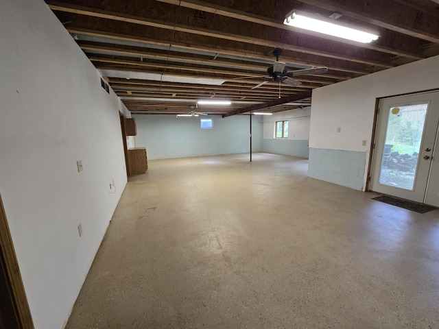 41 W River Dr, Gladwin, MI 48624 - view of basement