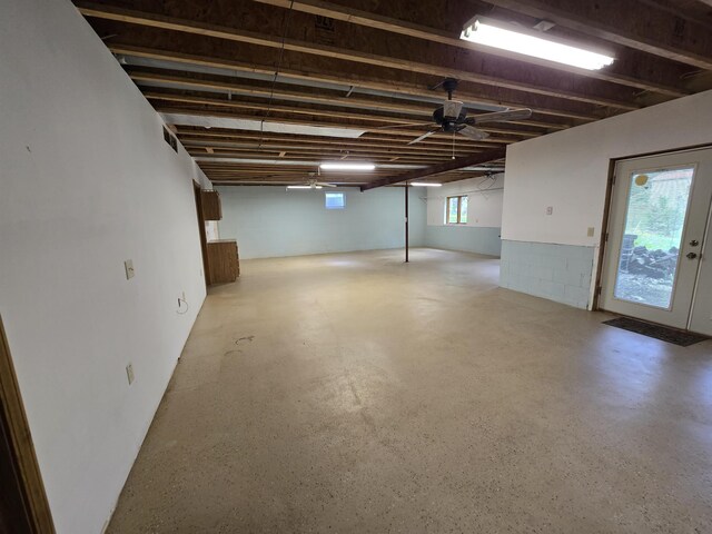 41 W River Dr, Gladwin, MI 48624 - view of basement