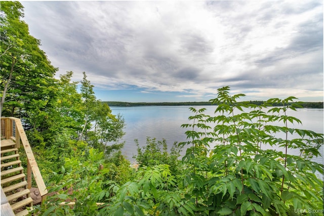 106 Green Rd, Michigamme, MI 49861 - water view with stairs