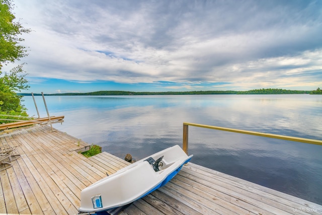 106 Green Rd, Michigamme, MI 49861 - dock area featuring a water view