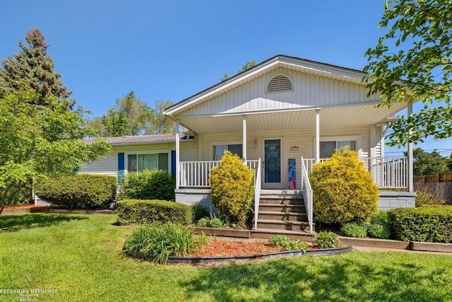 1131 Boyd St, Troy, MI 48083 - view of front of home with a front lawn and a porch