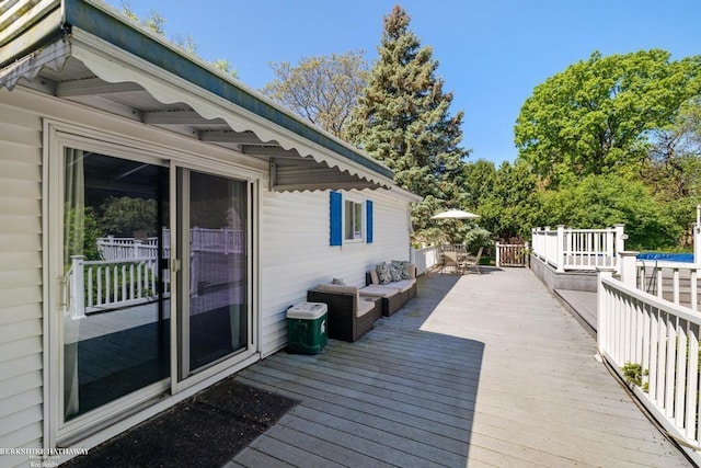 1131 Boyd St, Troy, MI 48083 - view of wooden deck
