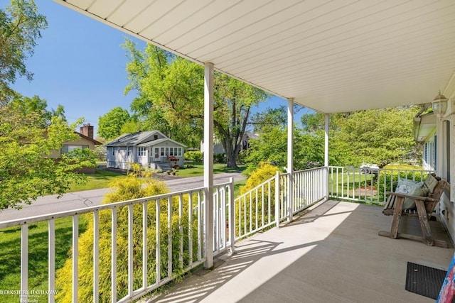 1131 Boyd St, Troy, MI 48083 - view of patio / terrace featuring covered porch