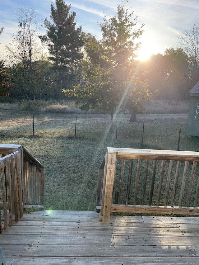 3065 S Curtisville Rd, South Branch, MI 48761 - view of deck