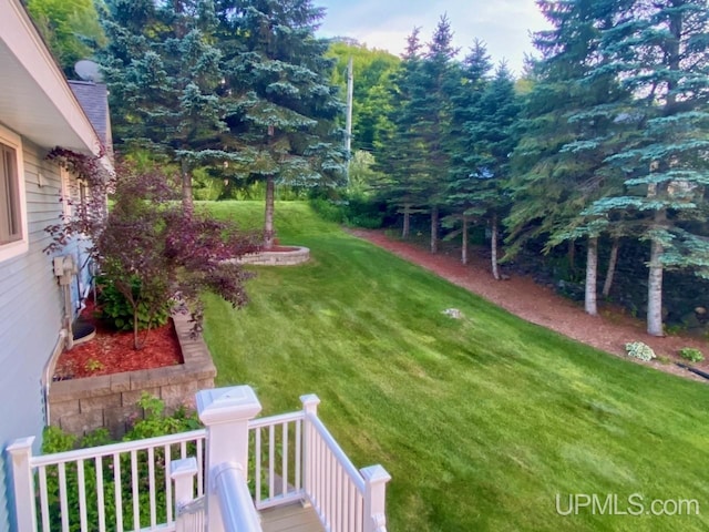 18918 Canal Rd, Houghton, MI 49931 - view of green lawn
