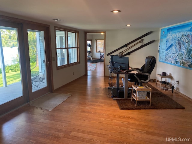 18918 Canal Rd, Houghton, MI 49931 - foyer entrance with wood finished floors