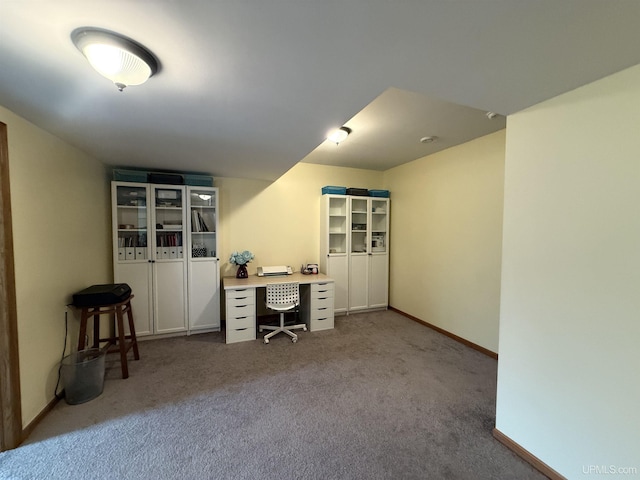 1300 W Sharon Ave, Houghton, MI 49931 - home office featuring carpet and baseboards