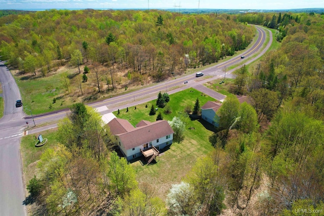 1300 W Sharon Ave, Houghton, MI 49931 - aerial view of a forest