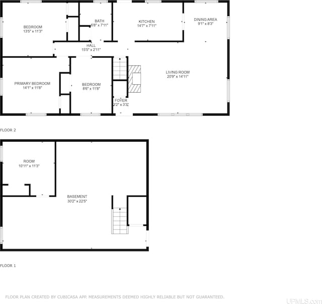 900 Wabash St, Ishpeming, MI 49849 - floor plan / room layout