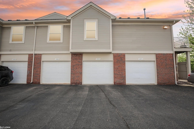 multi unit property with brick siding