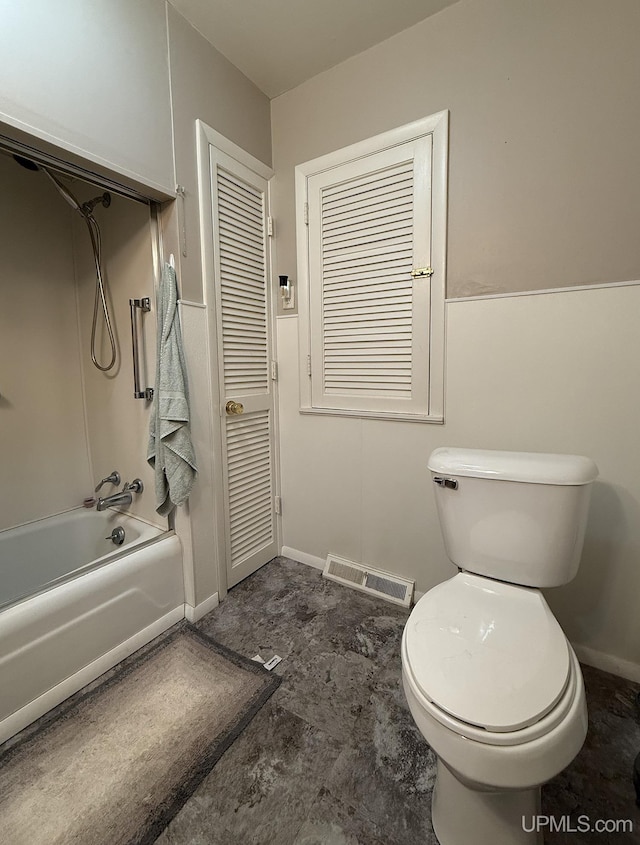 99 N Mitchell St, Gwinn, MI 49841 - bathroom with toilet and bathing tub / shower combination