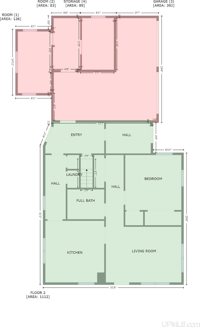 99 N Mitchell St, Gwinn, MI 49841 - home floor plan