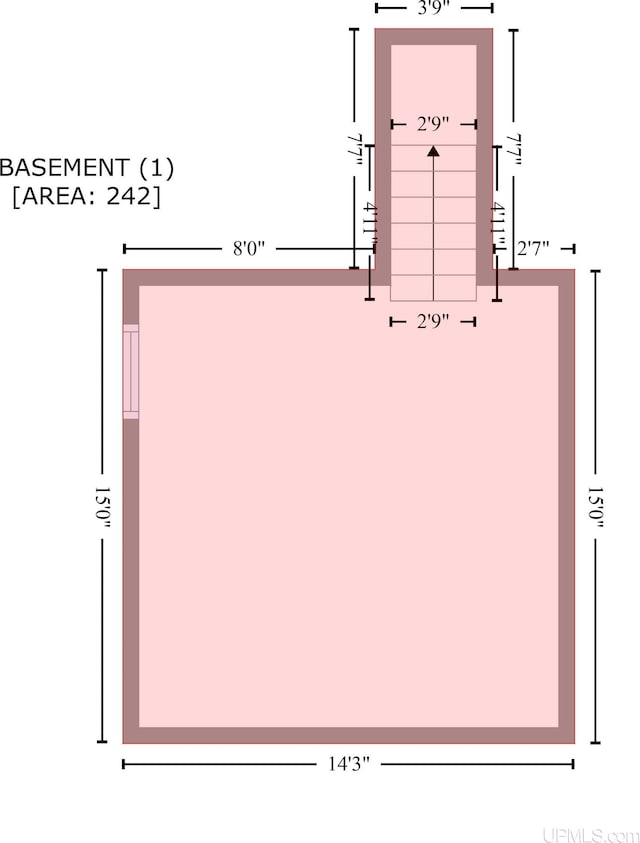 99 N Mitchell St, Gwinn, MI 49841 - property floor plan