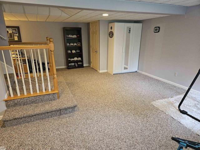 4324 Clear Creek Ct, Oakland Twp, MI 48306 - interior space featuring baseboards and stairs