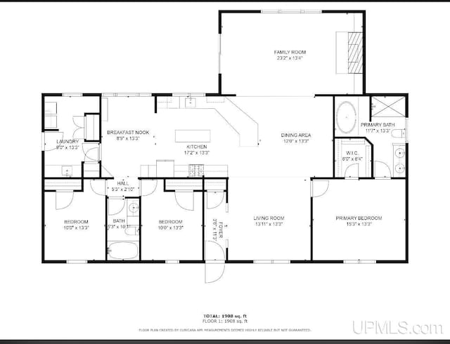 93 E Johnson Lake Rd, Gwinn, MI 49841 - home floor plan