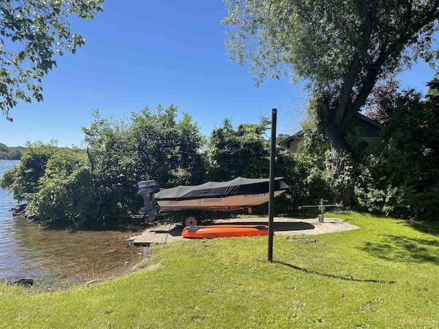 52170 Canal Rd, Houghton, MI 49931 - view of grassy yard featuring a water view