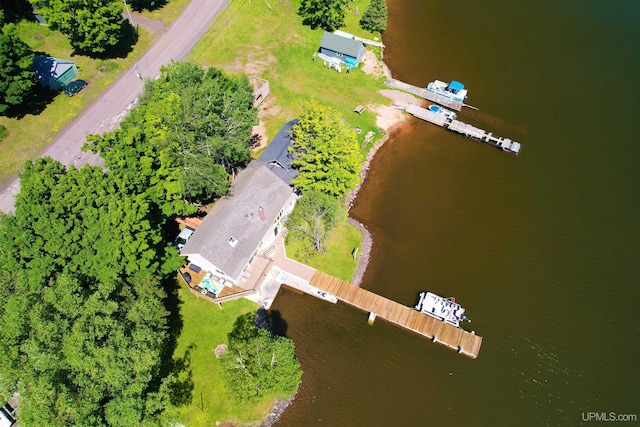 52170 Canal Rd, Houghton, MI 49931 - bird's eye view of a nearby body of water