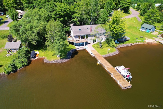 52170 Canal Rd, Houghton, MI 49931 - bird's eye view of a large body of water