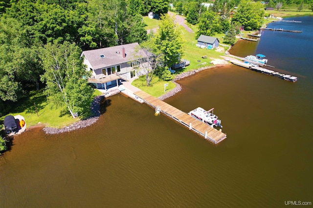 52170 Canal Rd, Houghton, MI 49931 - drone / aerial view of a large body of water