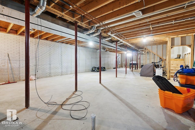 3275 Morrish Rd, Swartz Creek, MI 48473 - view of unfinished basement