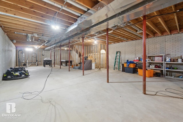 3275 Morrish Rd, Swartz Creek, MI 48473 - view of unfinished basement
