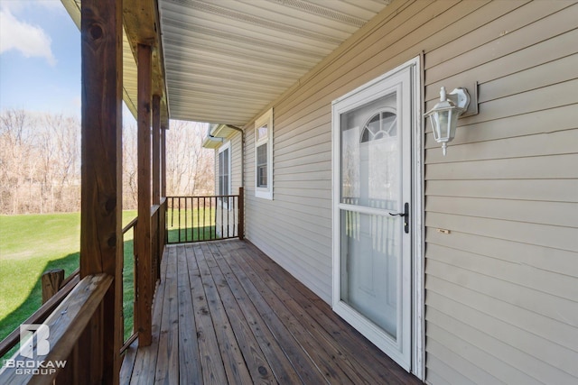 3275 Morrish Rd, Swartz Creek, MI 48473 - wooden terrace with a yard