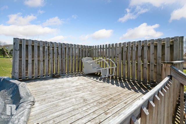 3275 Morrish Rd, Swartz Creek, MI 48473 - view of wooden deck