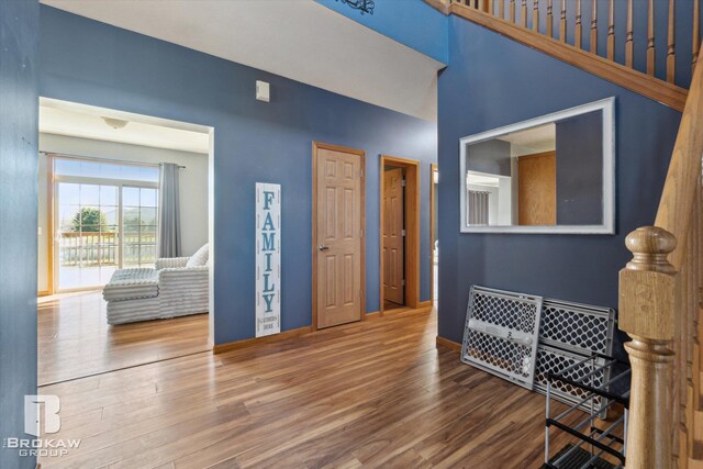 3275 Morrish Rd, Swartz Creek, MI 48473 - entrance foyer with wood finished floors and baseboards