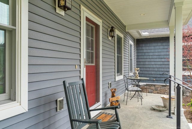 3905 Lakeshore Rd, Lexington, MI 48450 - view of covered porch